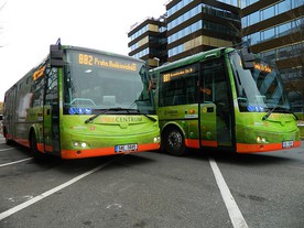 Elektrobus SOR EBN 9,5 společnosti Arriva na lince BB 