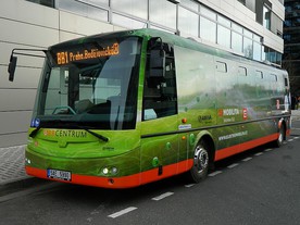 Elektrobus SOR EBN 9,5 společnosti Arriva na lince BB 