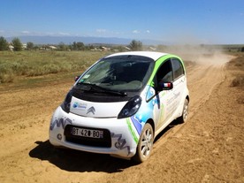 Citroën C- Zéro Electric Odyssey na cestě v Kazachstánu