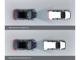 Euro NCAP test - reakce na překážku