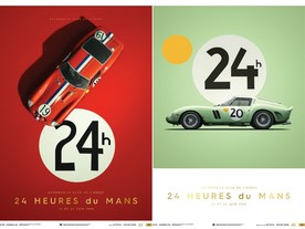 Automobilist: Ferrari 250 GTO Le Mans 1962
