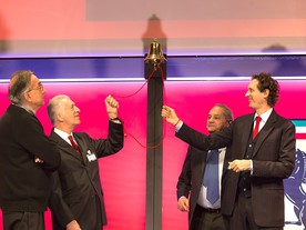 Sergio Marchionne, Piero Ferrari, CEO Ferrari Amedeo Felisa a John Elkann