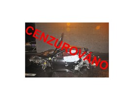 Černé Ferrari po tragické nehodě v Pekingu