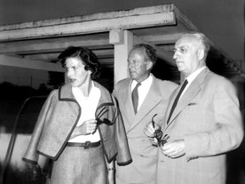 Enzo Ferrari byl rád ve společnosti společenské smetánky a filmových hvězd