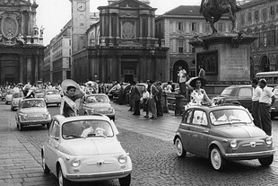Fiaty 500 s dvouválcovými motory v roce 1957