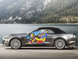 Ford Mustang - nový druh kolenního airbagu