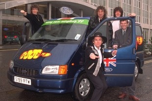Fordy Transit skupiny Slade v roce 1999