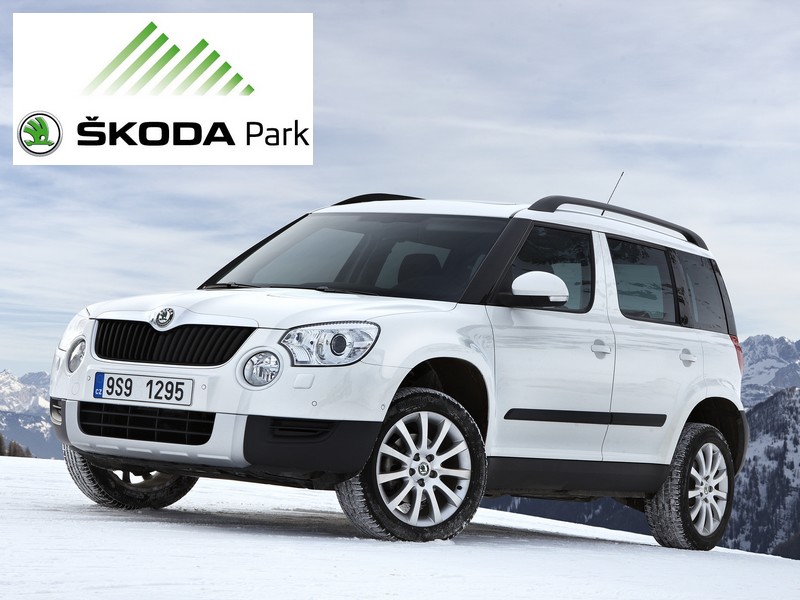 Zimní Škoda Park: zábava na čtyřech kolech