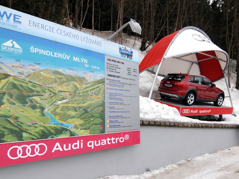 Audi je ve Špindlu doma