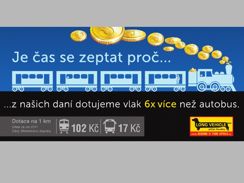 Upřednostňování železnice ruinuje státní a obecní rozpočty