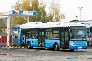 Zkušební autobus na vodík
