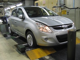 Hyundai Assan Otomotiv Sanayi - závěrečný test na dynamometru