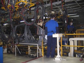 Výroba v továrně HAOS