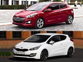 Hyundai i30 třídveřový a Kia pro_cee´d