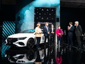 IAA Mobility 2021 - A. Merkelová, M. Söder, A. Scheuer, H. Müllerová, O. Kallenius a W. Kretschmann