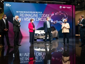 IAA Mobility 2021 - A. Scheuer, W. Kretschmann, H. Müllerová, M. Söder, A. Merkelová a O. Zipse
