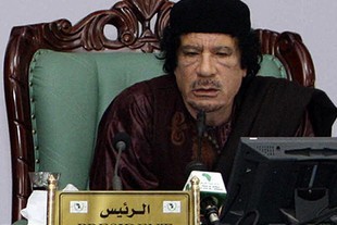 Designér Muammar Kaddáfí