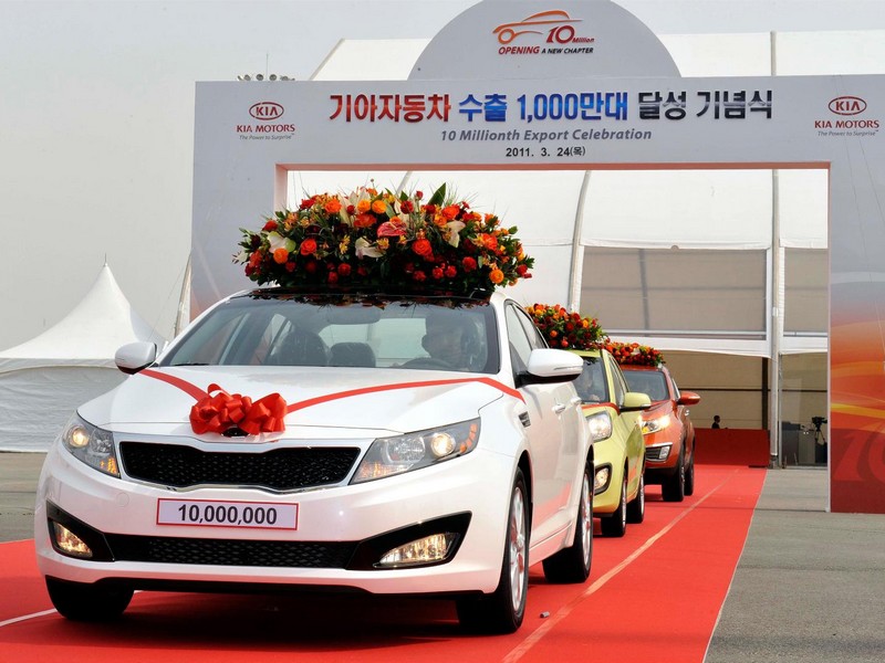 Kia exportovala 10 000 000 vozů