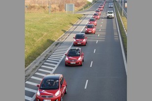 Vozy Kia Venga vyjíždějí z Nošovic
