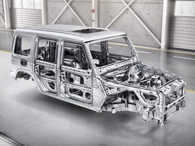 Nosná struktura automobilu Mercedes-Benz třídy G 