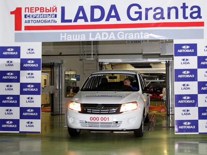Nová Lada Granta na ruském trhu