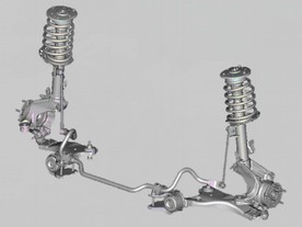 Land Rover Discovery Sport - zadní náprava