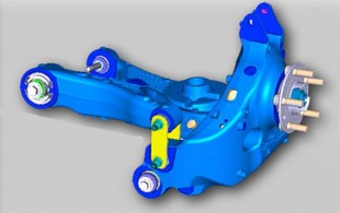 Land Rover Discovery Sport - zadní náprava