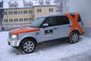 Land Rover Discovery pro zimní výcvik v rámci programu Land Rover Experience