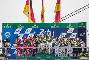 Stupně vítězů kategorie LMP1