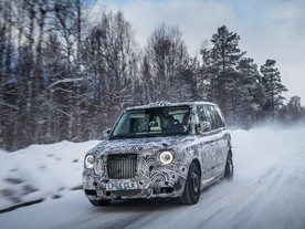 London Taxi - zimní test