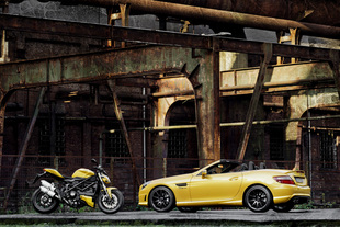 SLK 55 AMG a Streetfighter 848