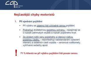 ČAP - měsíc pojištění
