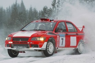 2002 Francois Delecour Lancer Evo VII Švédská rallye