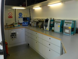 Mobilní laboratoř SGS Czech Republic 