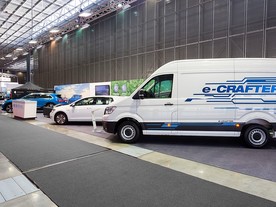 Elektricky poháněné modely Audi e-tron, Volkswagen e-Golf a Volkswagen e-Crafter