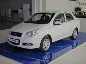 ZAZ Vida Sedan s modifikovanou přední částí