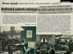 Historie MSV z magazínu fairherald
