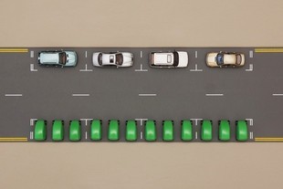 Porovnání parkovacích míst s parkováním T.25