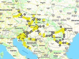 Next-E mapa