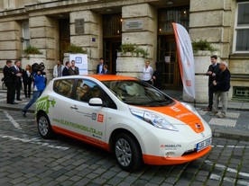 Nissan Leaf od ČEZu pro MPSV