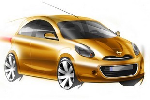 První skica minivozu Nissan