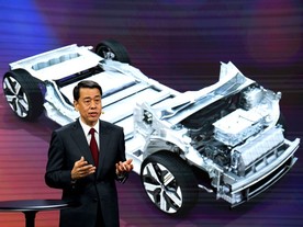 Generální ředitel Nissanu Makoto Uchida představuje alianiční platformu CMF B-EV