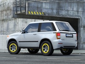 Představa nové generace vozu Niva 4x4 podle Vladimíra Čepuštanova (cardesign.ru) 