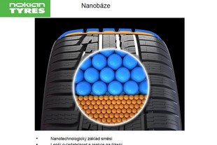 Nokian WR3 nanotechnický základ směsi