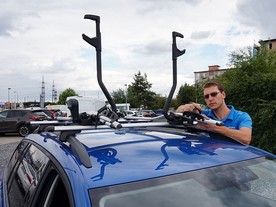 Střešní nosič kol 