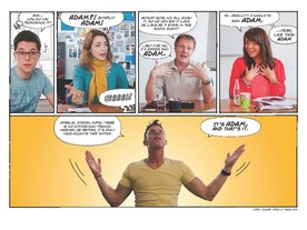 Jak Opel Junior dostal jméno Adam v comicsu