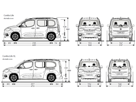 Opel Combo Life a Combo Life XL