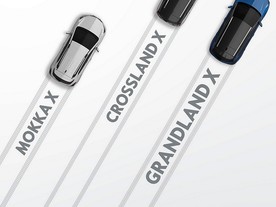Opel Mokka X, Crossland X a Grandland X
