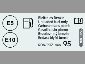 Nové značení paliv - benzinová paliva