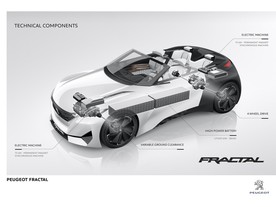 Peugeot Fractal - elektrický pohon